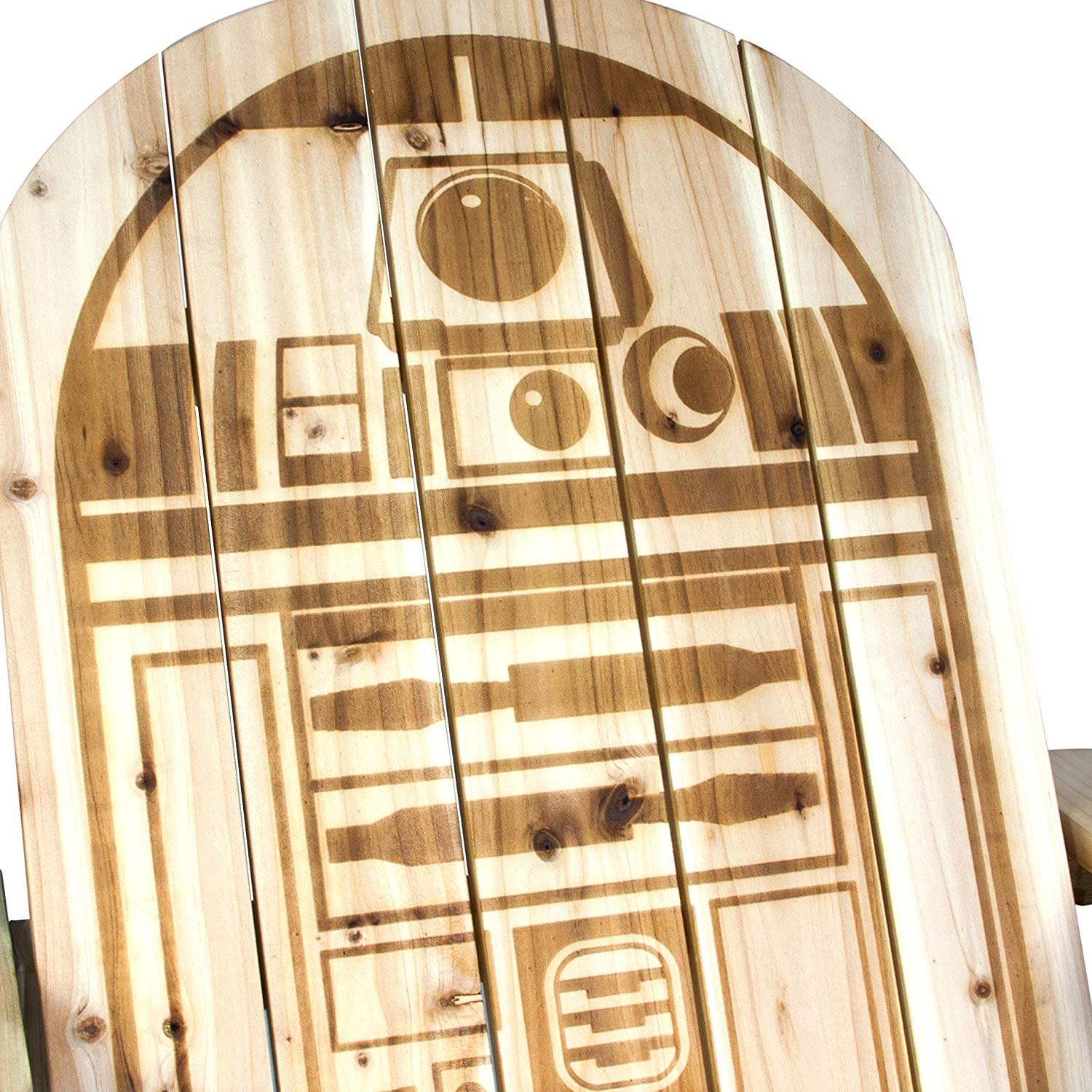 Star Wars R2-D2 Adirondack Wooden Outdoor Chair