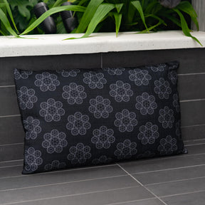 Star Wars Lumbar Throw Pillow | White Imperial Symbol Pattern | 15 x 24 Inches