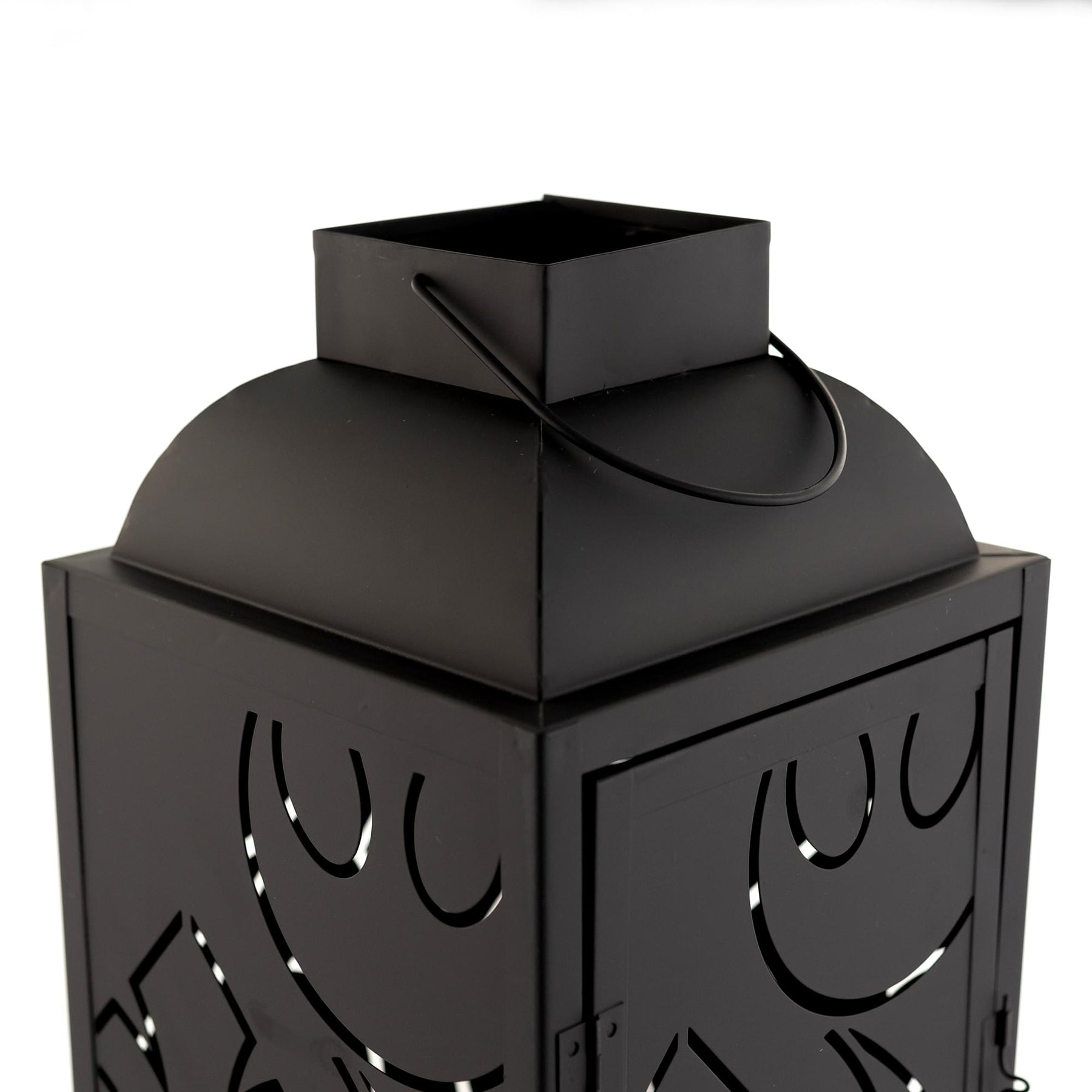 Star Wars Black Stamped Lantern | Rebel Insignia Pattern | 14 Inches Tall