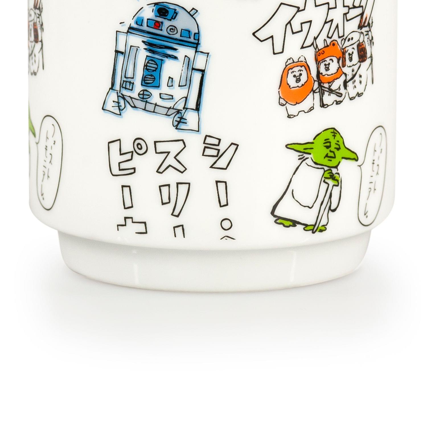 Star Wars Japanese Style Sketch Art 10oz Ceramic Coffee Mug