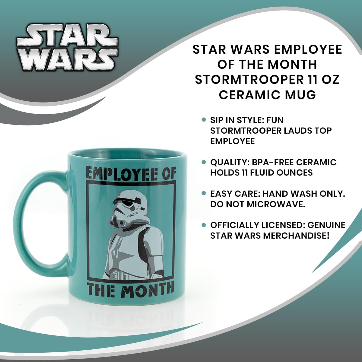 Star Wars “Employee of the Month” Stormtrooper 11 oz Ceramic Mug