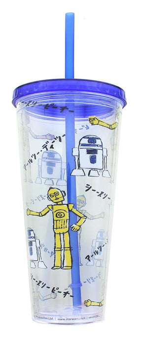 Star Wars Kanji Droids R2D2/C3PO Plastic Tumbler