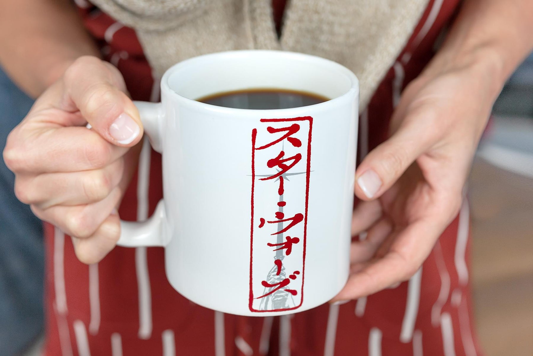 Star Wars Kanji Lightsaber Ceramic Coffee Mug