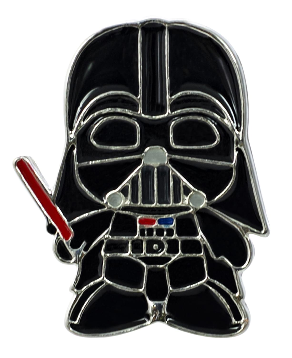 Star Wars Darth Vader Stylized 7 Inch Plush With Enamel Pin