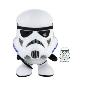 Star Wars Stormtrooper Stylized 7 Inch Plush With Enamel Pin
