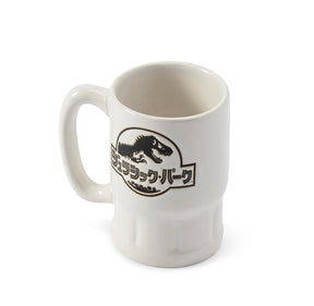 Jurassic Park Japanese Logo 3.5” x 3.3” Ceramic Mini Mug