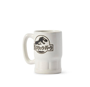 Jurassic Park Japanese Logo 3.5” x 3.3” Ceramic Mini Mug