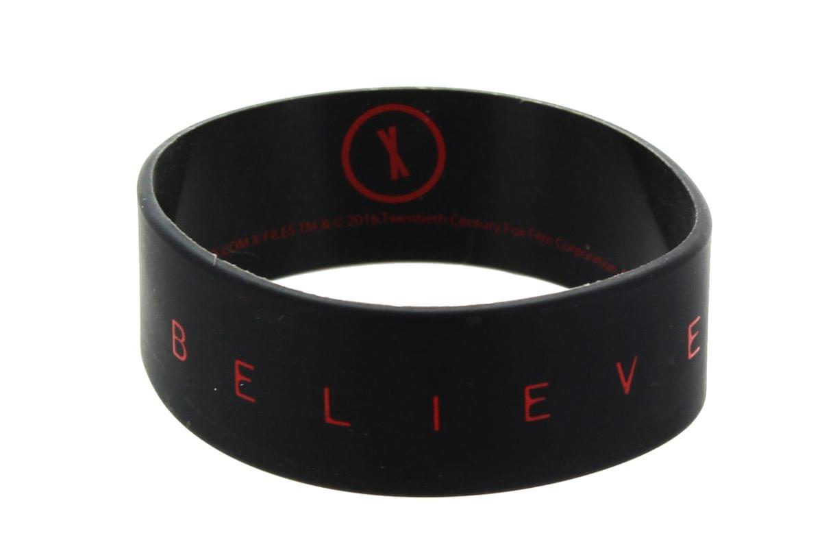 The X Files" I Want to Believe" Rubber Wristband