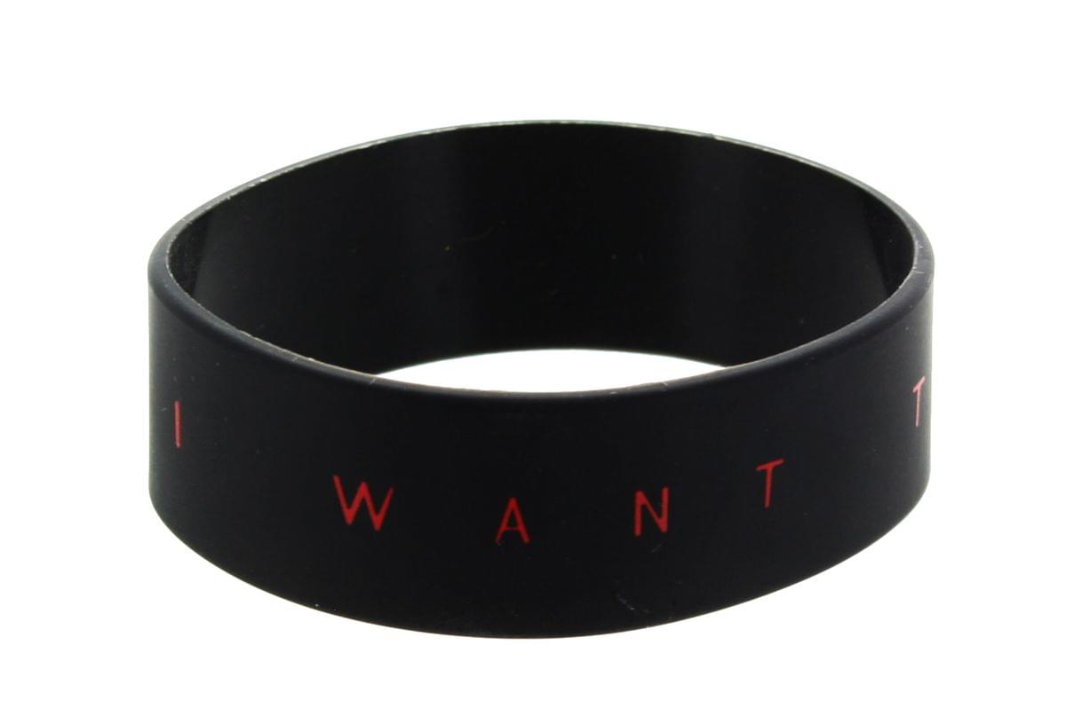 The X Files" I Want to Believe" Rubber Wristband