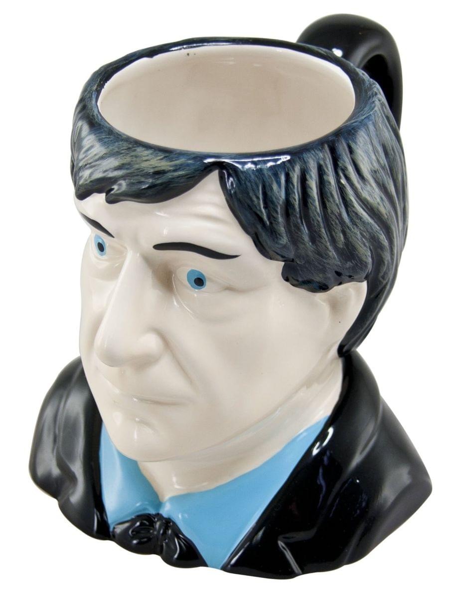 Doctor Who 2nd Doctor Patrick Troughton Ceramic 3D Toby Jug Mug