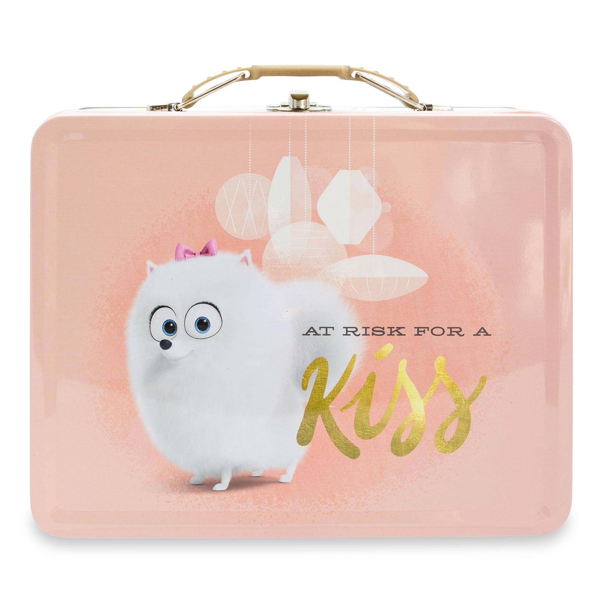 Secret Life of Pets Metal Tin Tote | At Risk For A Kiss