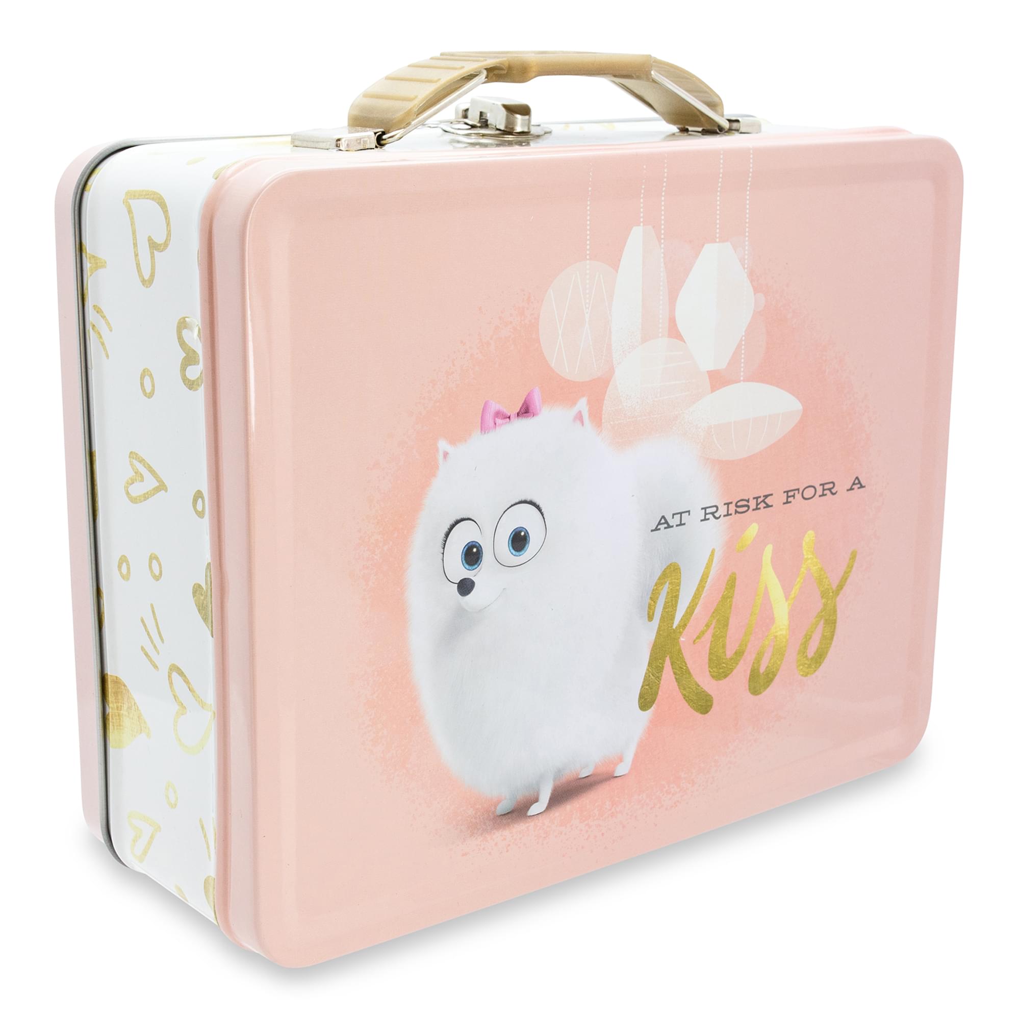 Secret Life of Pets Metal Tin Tote | At Risk For A Kiss