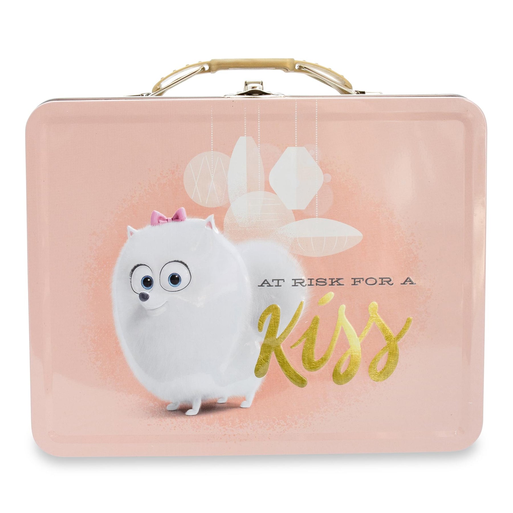Secret Life of Pets Metal Tin Tote | At Risk For A Kiss