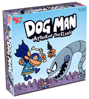 Dog Man Attack of the Fleas Board Game | For 2-6 Players