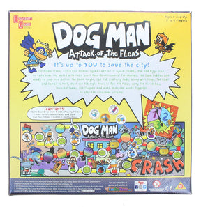 Dog Man Attack of the Fleas Board Game | For 2-6 Players