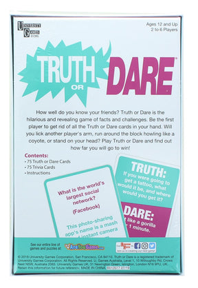 Truth or Dare Adult Party Game | For 2-6 Players Game