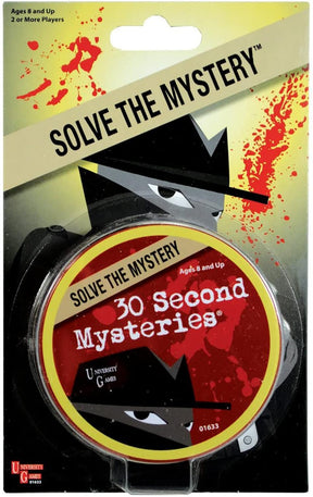 30 Second Mysteries Card Game | For 2+ Players