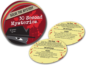 30 Second Mysteries Card Game | For 2+ Players