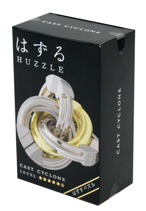 Hanayama Level 5 Cast Metal Brain Teaser Puzzle | Cyclone