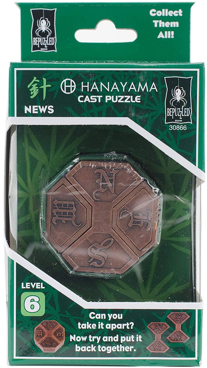 Hanayama Level 6 Cast Metal Brain Teaser Puzzle - News