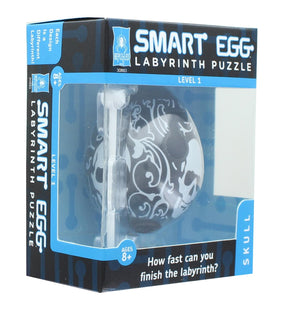 Smart Egg 1-Layer Level 1 Labyrinth Puzzle | Skull