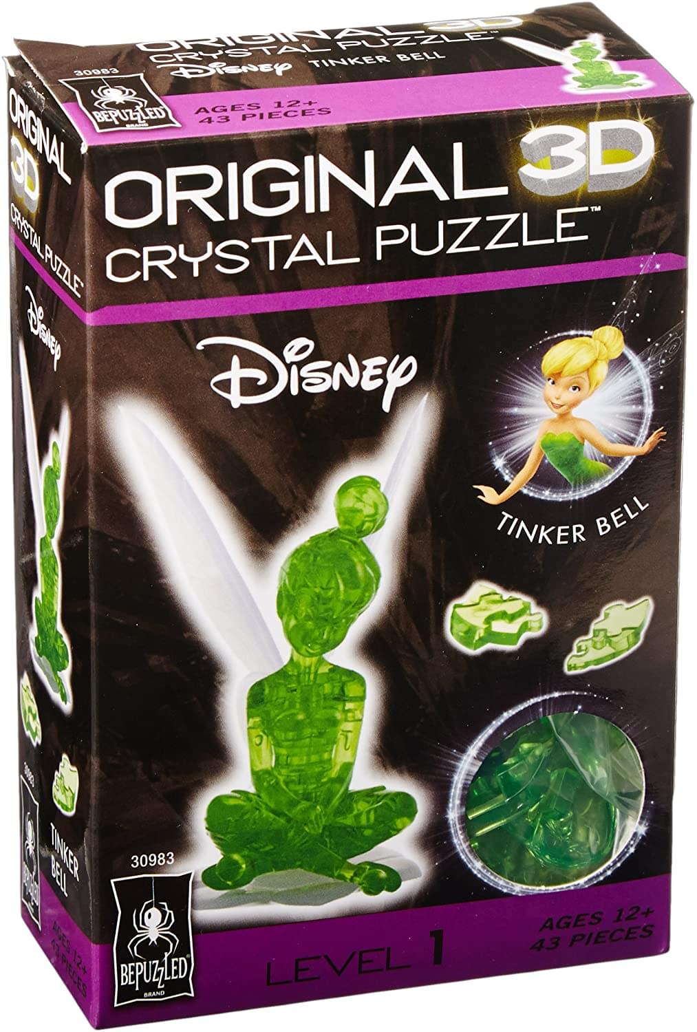 Disney Tinker Bell 43 Piece 3D Crystal Jigsaw Puzzle