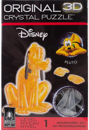 Disney Pluto 40 Piece 3D Crystal Jigsaw Puzzle
