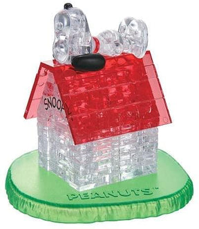 Peanuts Snoopy & Doghouse 50 Piece 3D Crystal Jigsaw Puzzle