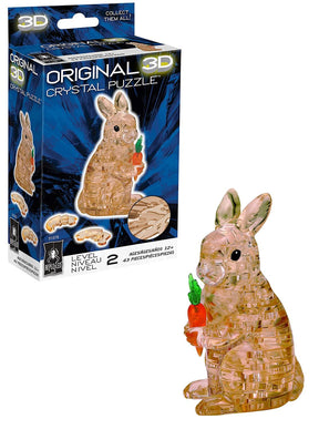 Rabbit 43 Piece 3D Crystal Jigsaw Puzzle