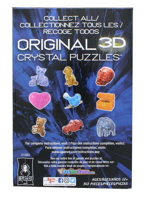 Panda and Baby 50 Piece 3D Crystal Jigsaw Puzzle
