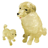 Dog and Puppy 47 Piece 3D Crystal Jigsaw Puzzle