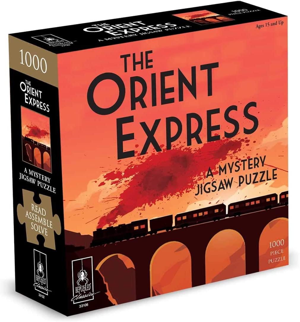 The Orient Express 1000 Piece Mystery Jigsaw Puzzle
