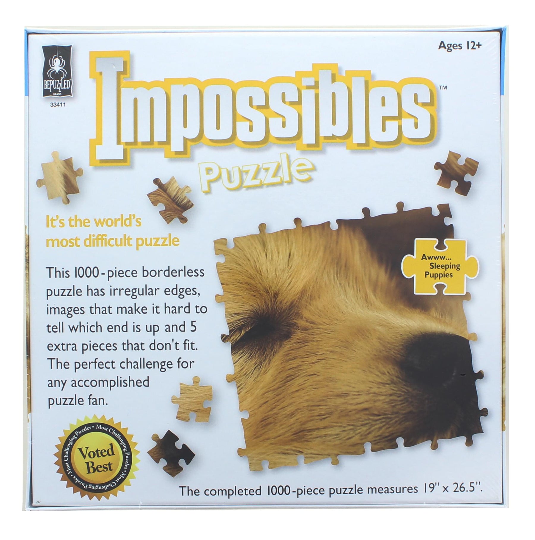 Awww Sleeping Puppies 1000 Piece Jigsaw Puzzle
