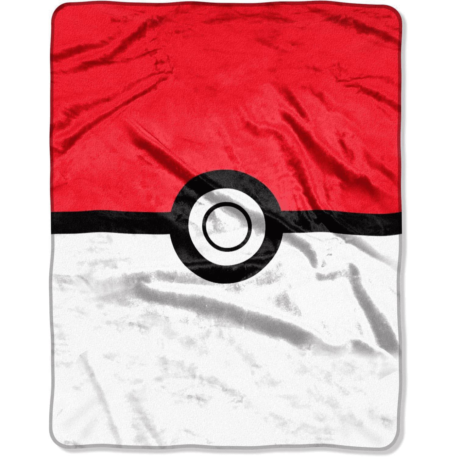 Pokemon Pokeball 55x70 Silk Touch Throw Blanket