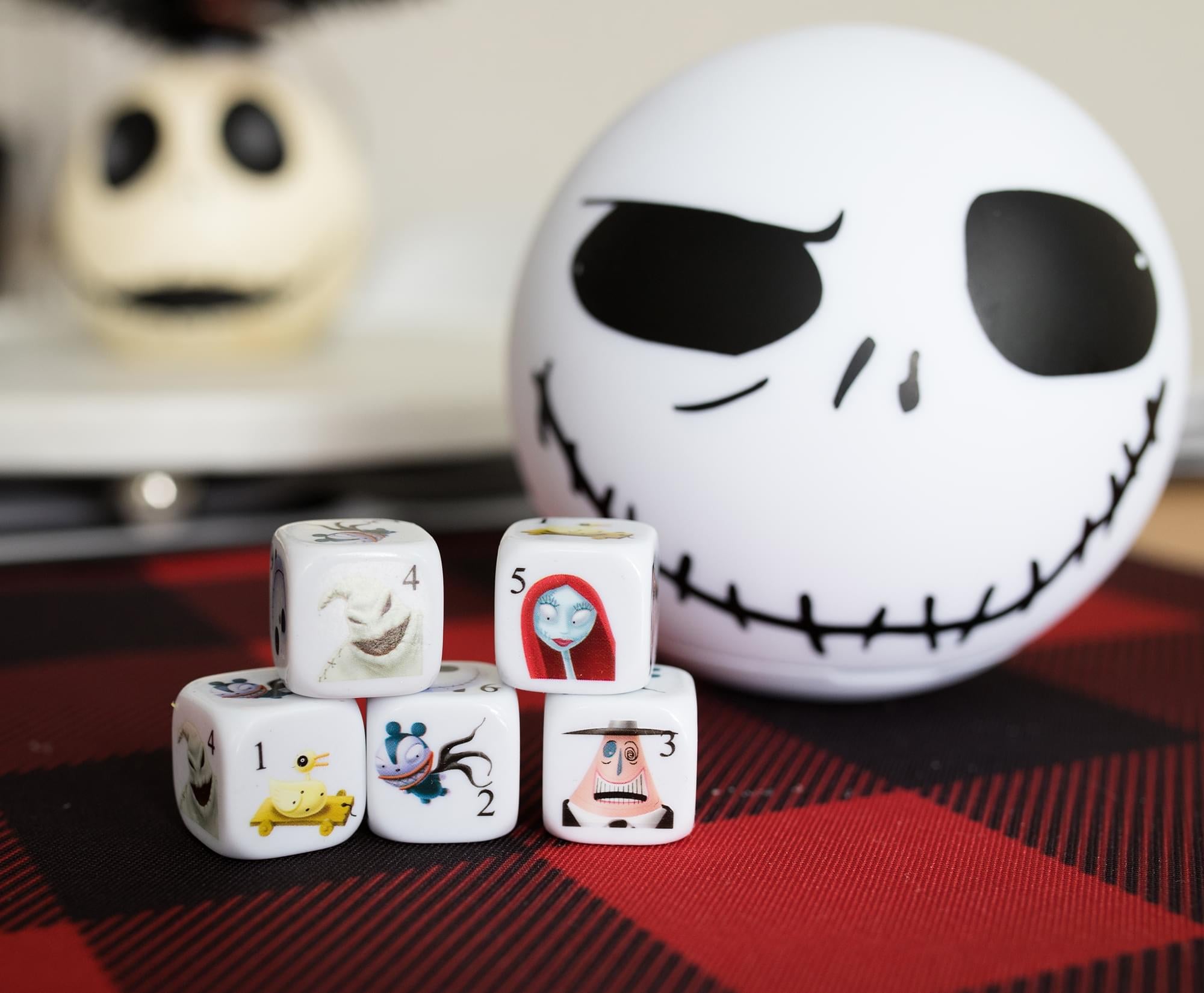 Nightmare Before Christmas Yahtzee Dice Game