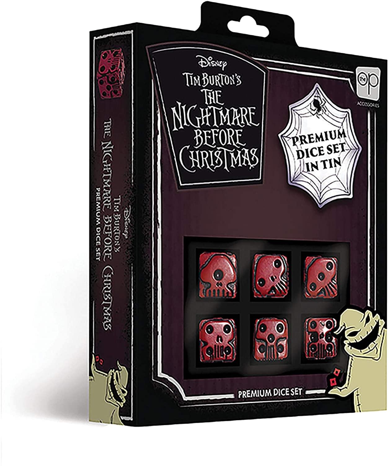 Nightmare Before Christmas Premium Dice Set | Includes 6 Acrylic Dice