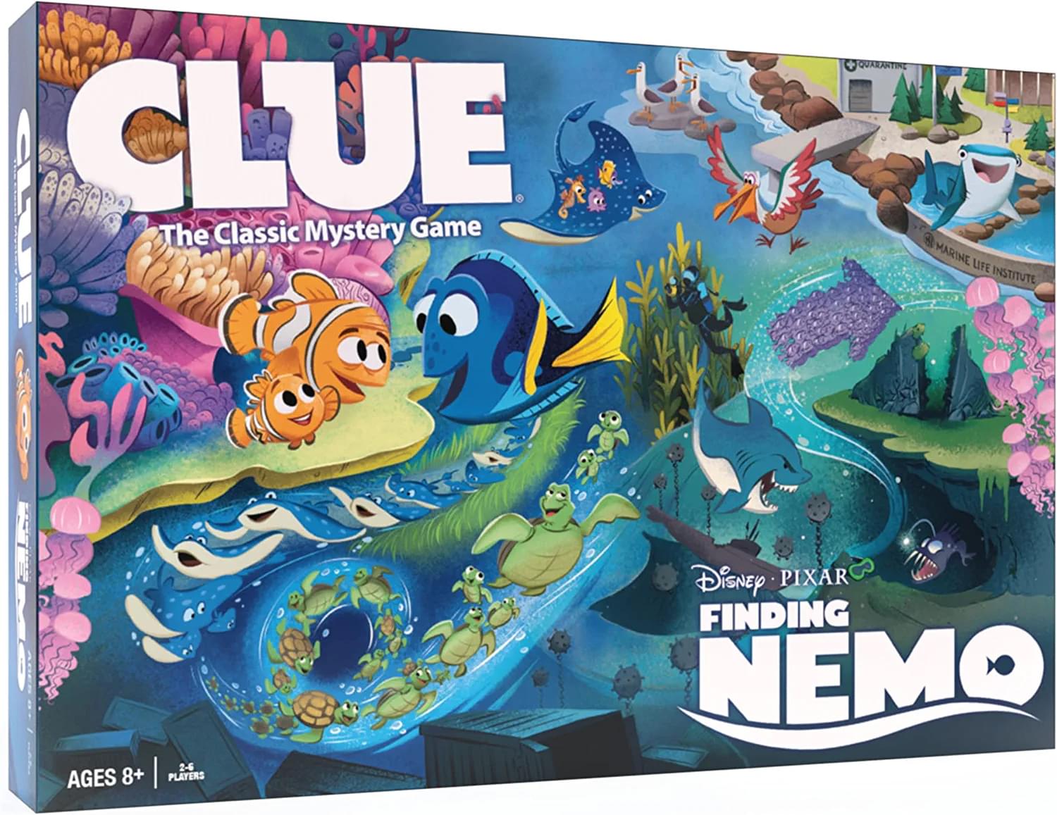 Disney Finding Nemo Clue Board Game