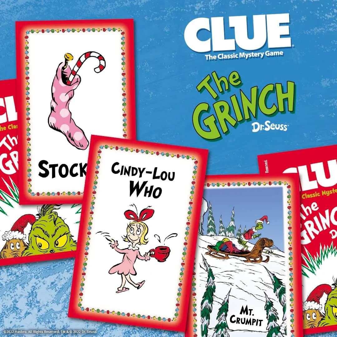 Dr. Seuss The Grinch Clue Board Game