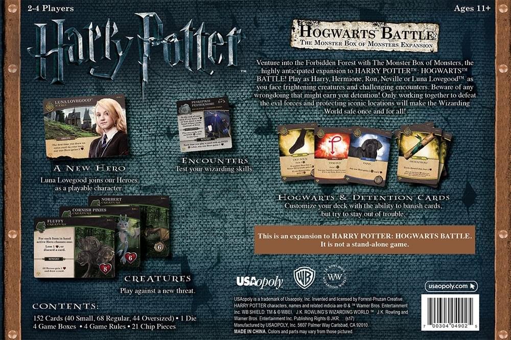 Harry Potter Hogwarts Battle The Monster Box of Monsters Card Game Expansion