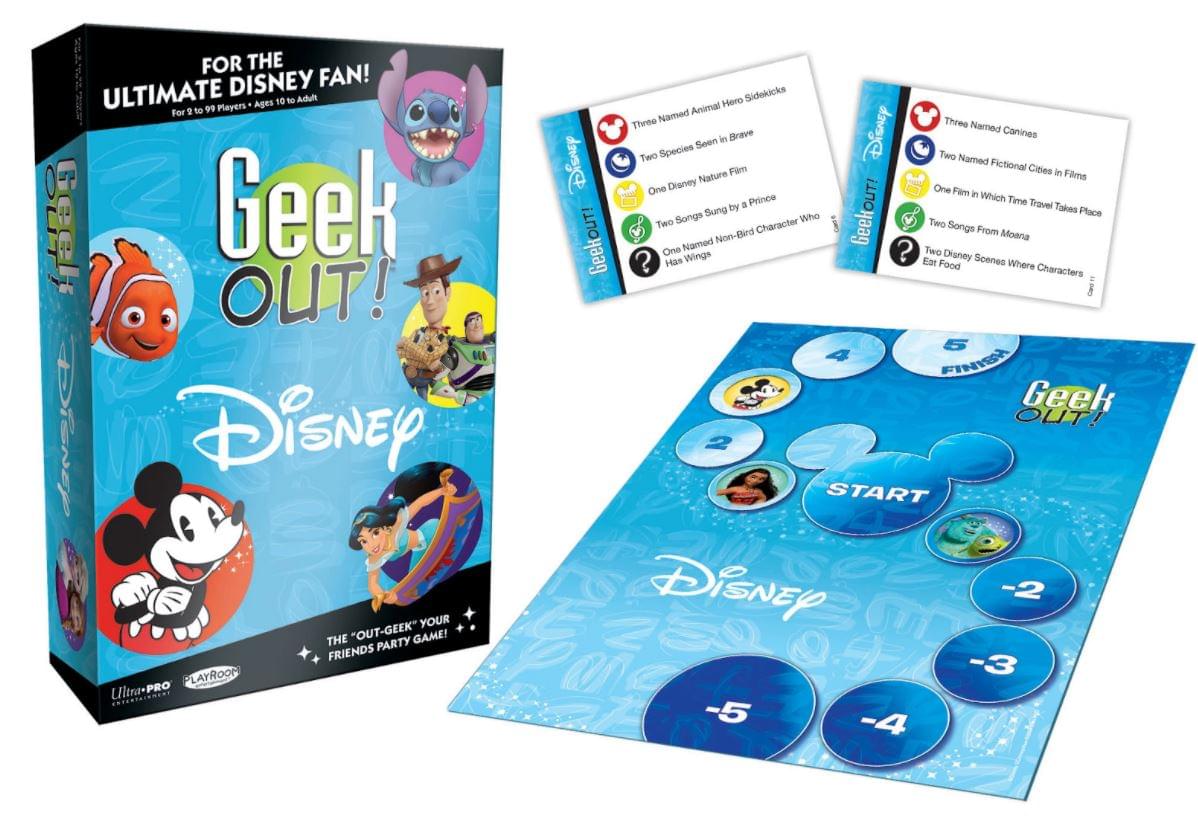 Disney Geek Out! Trivia Card Game | For 2+ Players