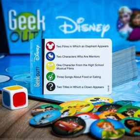 Disney Geek Out! Trivia Card Game | For 2+ Players