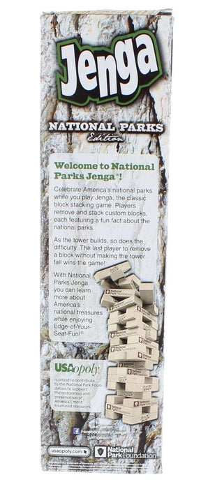 National Parks Jenga Block-Stacking Game