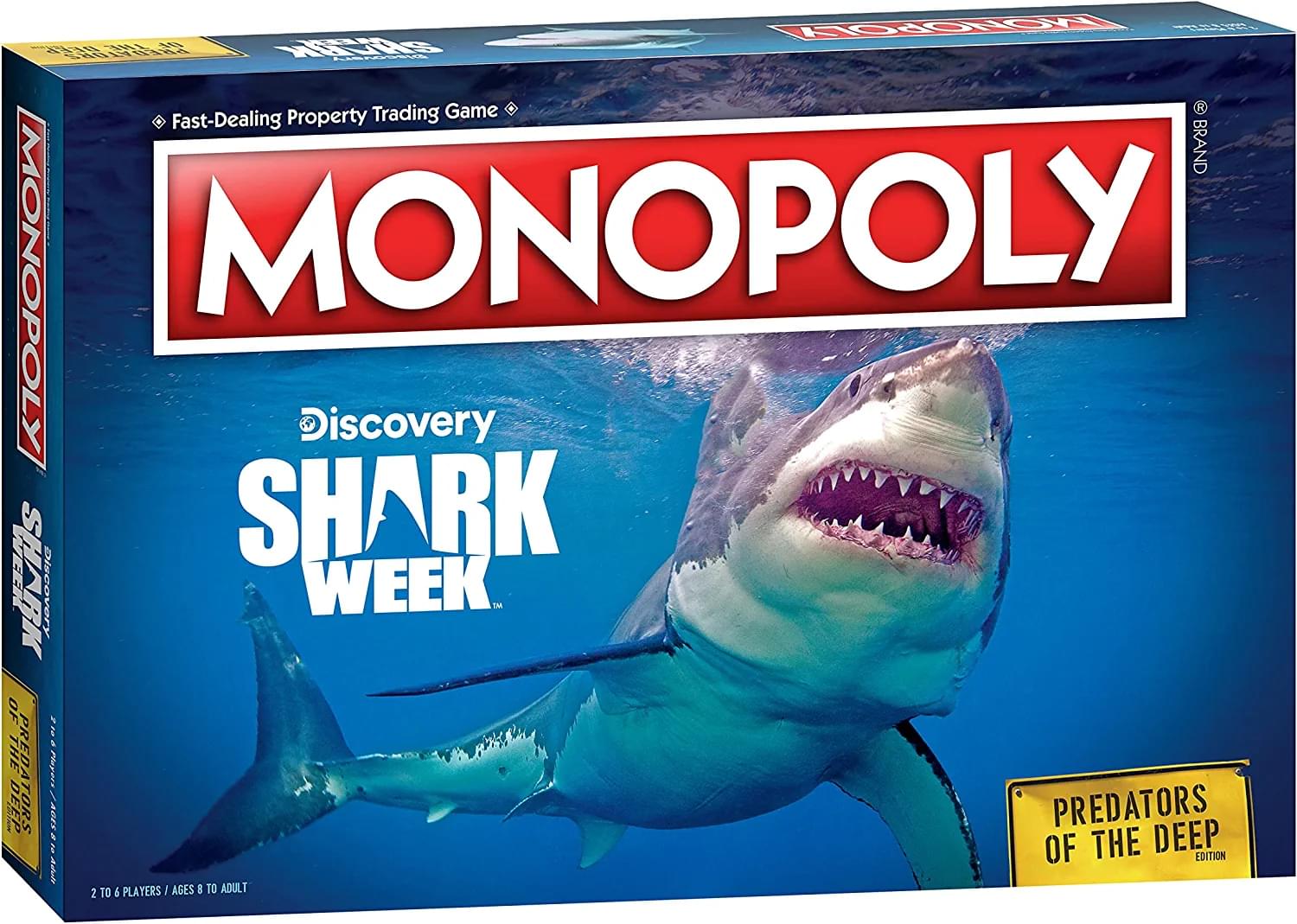 Shark Week Monopoly Board Game