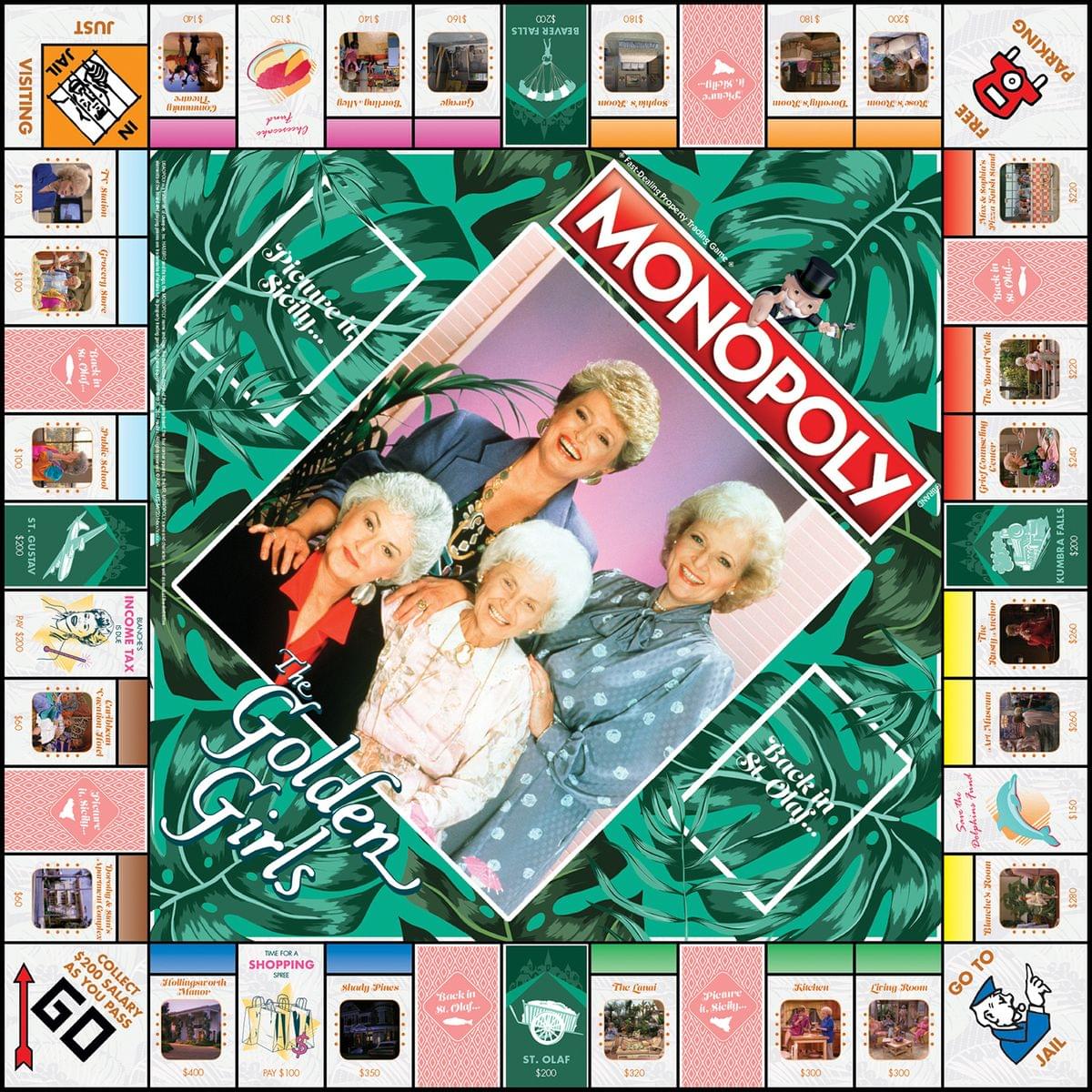 The Golden Girls Monopoly Board Game