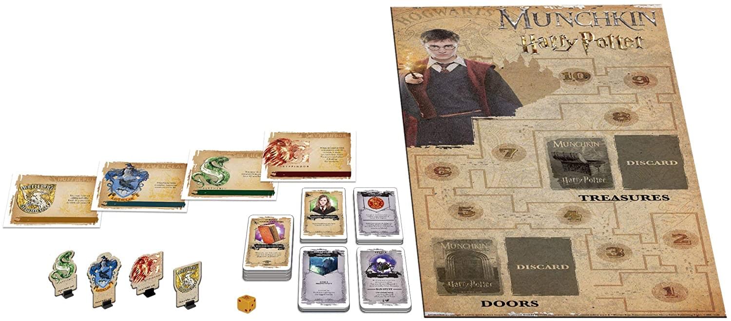 Harry Potter Deluxe Munchkin Board Game | For 3-6 Players