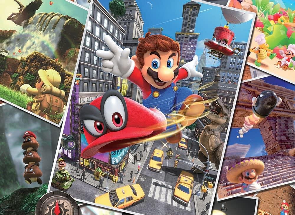 Super Mario Odyssey Snapshots 1000 Piece Jigsaw Puzzle