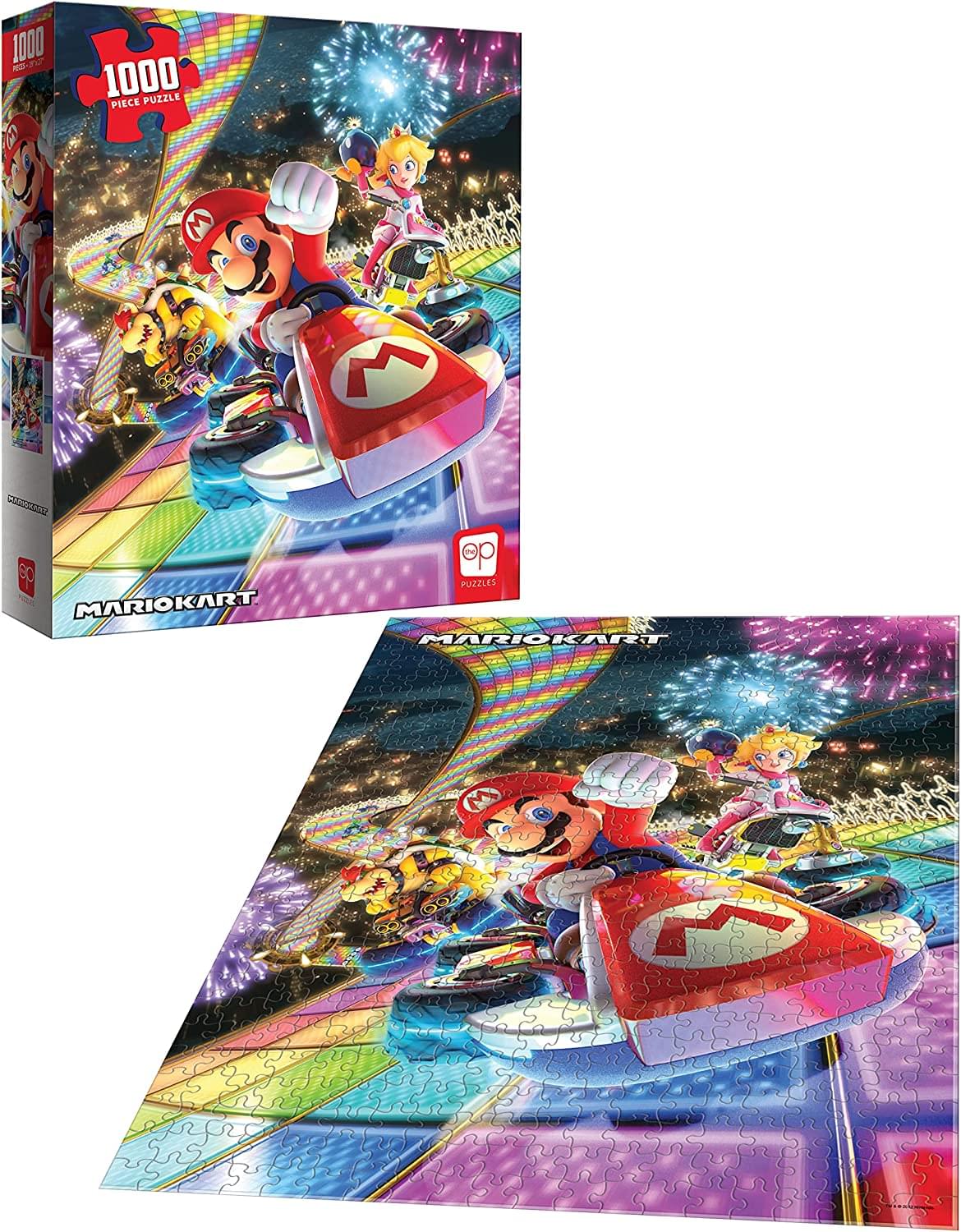 Mario Kart Rainbow Road 1000 Piece Jigsaw Puzzle