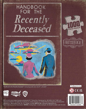 Beetlejuice Handbook of the Deceased 1000 Piece Jigsaw Puzzle