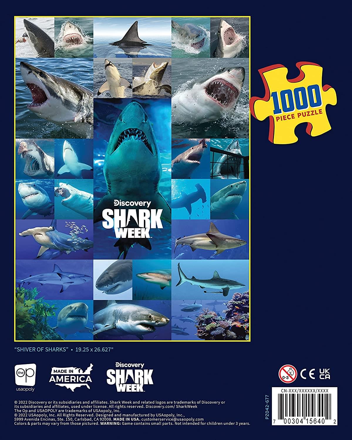 Shark Week 1000 Piece Jigsaw Puzzle
