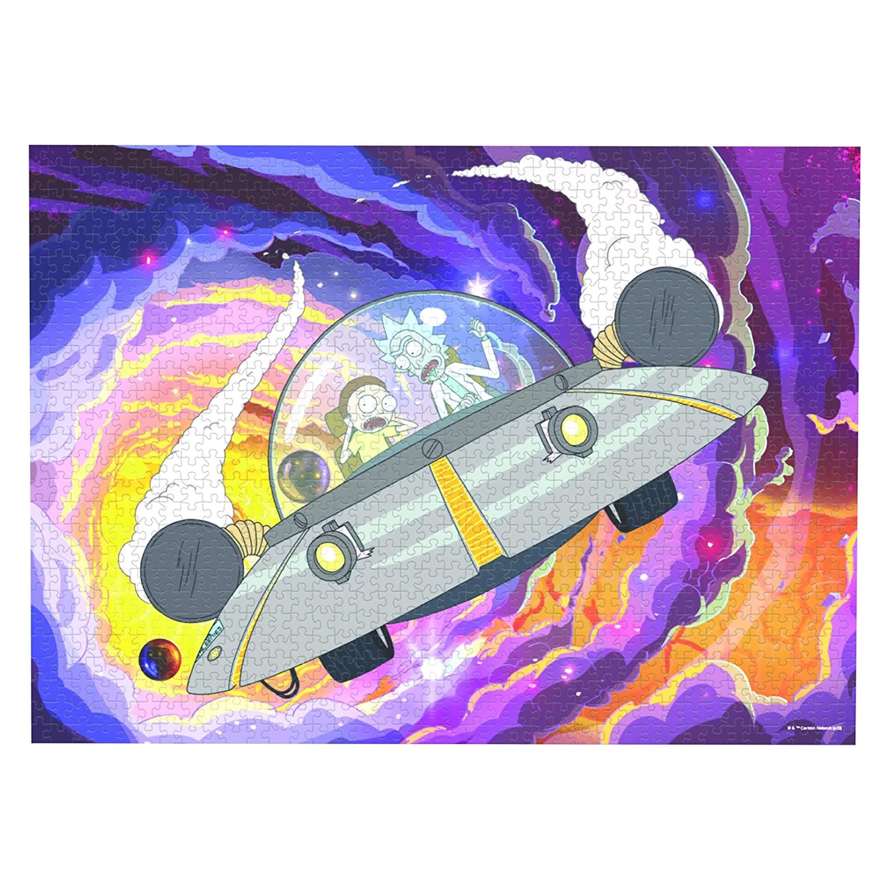 Rick and Morty Space Cruiser 1000 Piece Jigsaw Puzzle